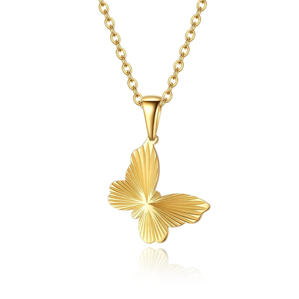 2020 Hotsale Fashion Cheap Babygirl Small Butterfly Charm Necklace Pendant Necklaces