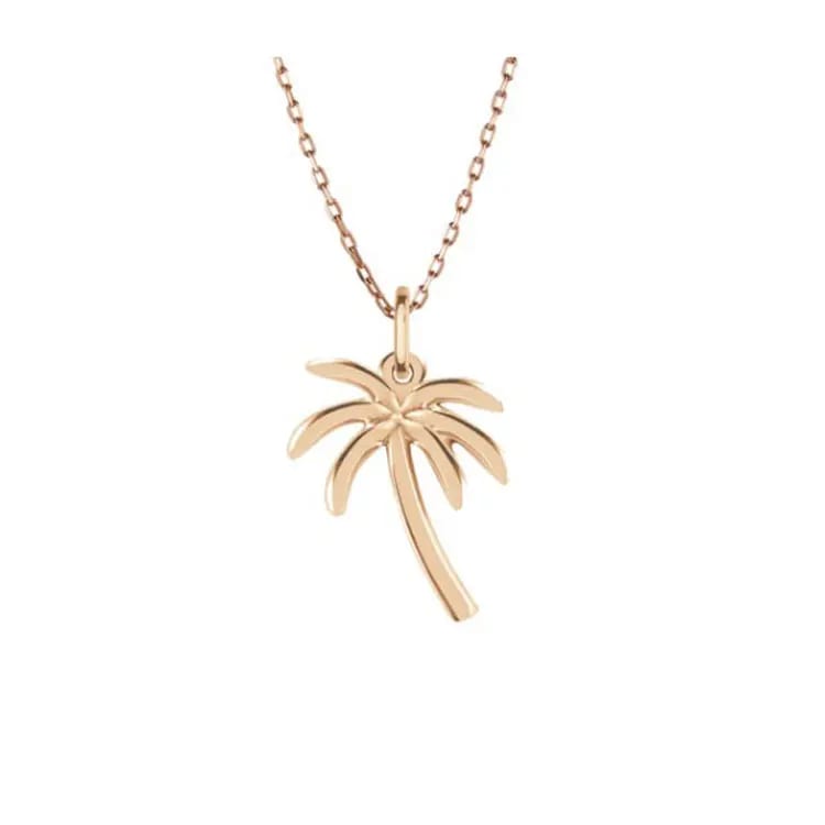 Jewelry Fashion Necklaces Customize Palm Tree Necklace Wholesale Pendant Necklaces
