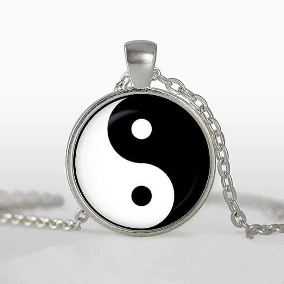 Yin Yang Jewelry Pendant Necklace In Stainless Steel Pendant Necklaces
