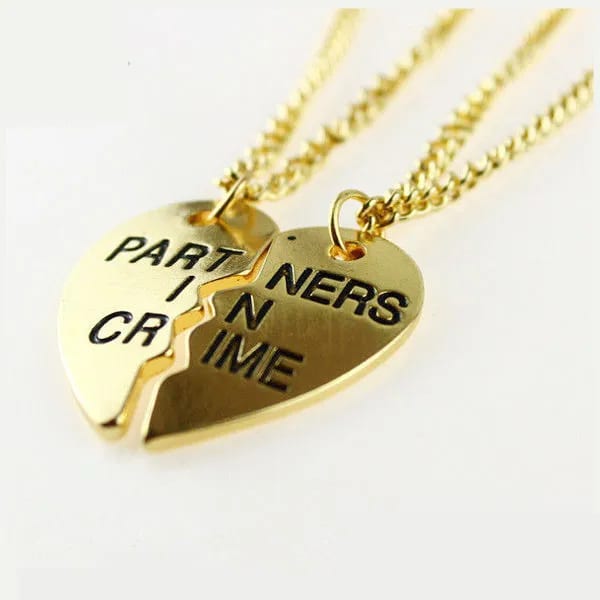 Two Pieces Best Friend Heart Necklace,Necklaces Half Heart Necklace Pendant Necklaces