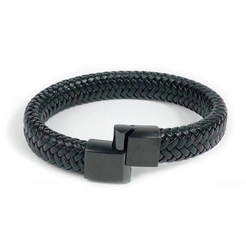 Safety Bulk Men Bracelet Faux Leather Bracelet With Lock Bracelet