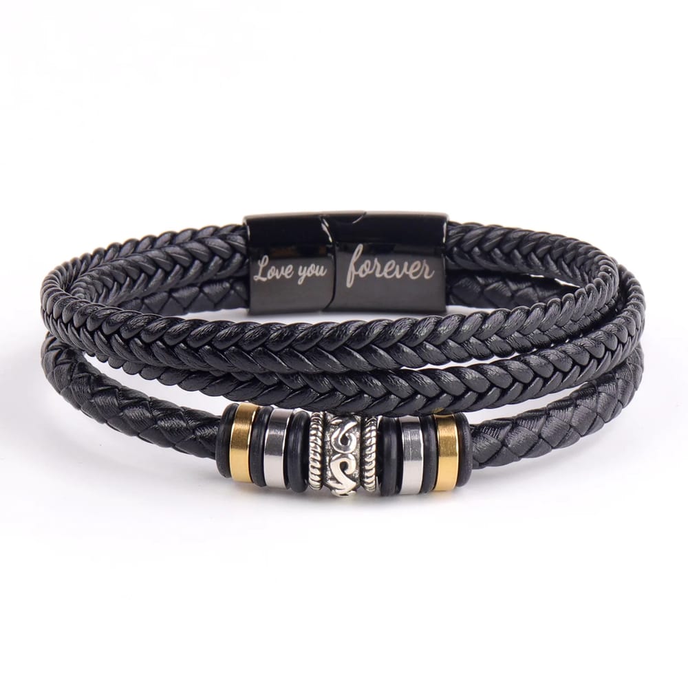 Father’s Day Jewelry Man Bracelets Luxury Leather Genuine Genuine Leather Bracelets For Men Bracelet