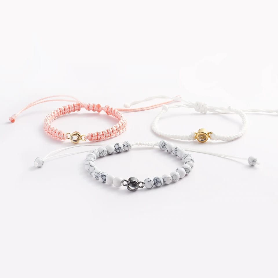 Wholesale Hot Selling 100 Languages I Love You Braided Woven Rope Bracelet Adjustable Projection Bracelets Bracelet
