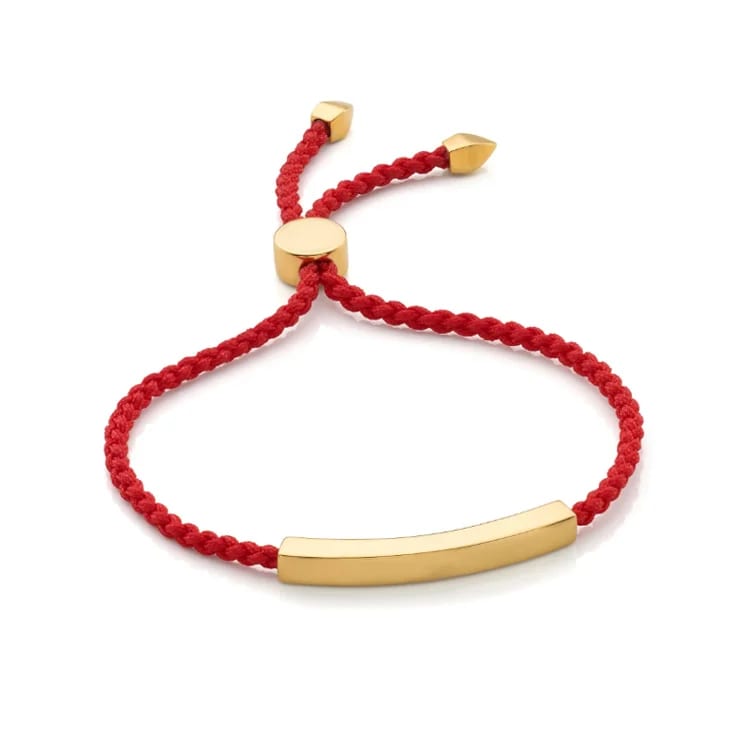 Adjustable Linear Friendship Bracelet Custom Braided Rope Cord Bracelet Bracelet