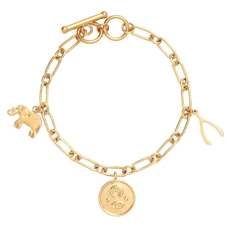 Customized Gold SXS Charms For Bracelet Making Jewelry Bracelet
