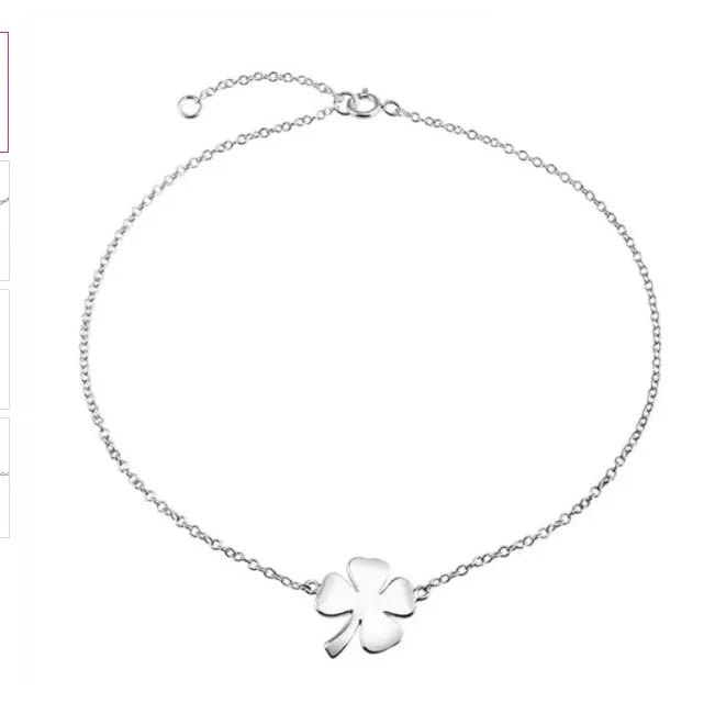 Wholesale 925 Sterling Silver Bracelets SXS Four Leaf Clover Bracelet For Gift Bracelet