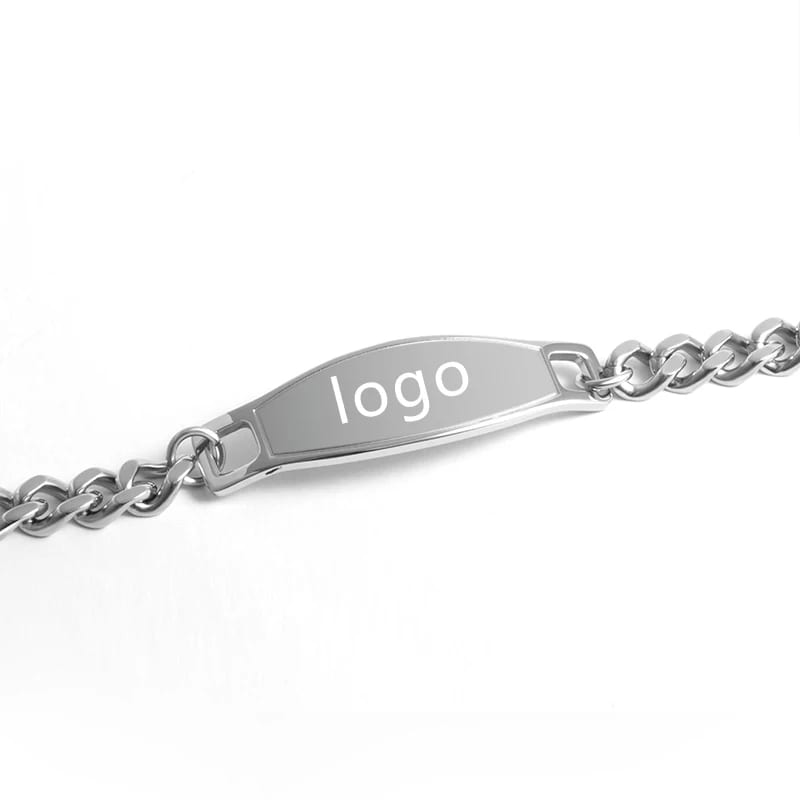 Fashion High Quality 316l Stainless Steel Bracelets Mens Bracelet With Customized Logo Bracelet
