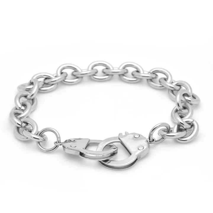 Hinged Steel Sexy Handcuffs Bracelet Bracelet