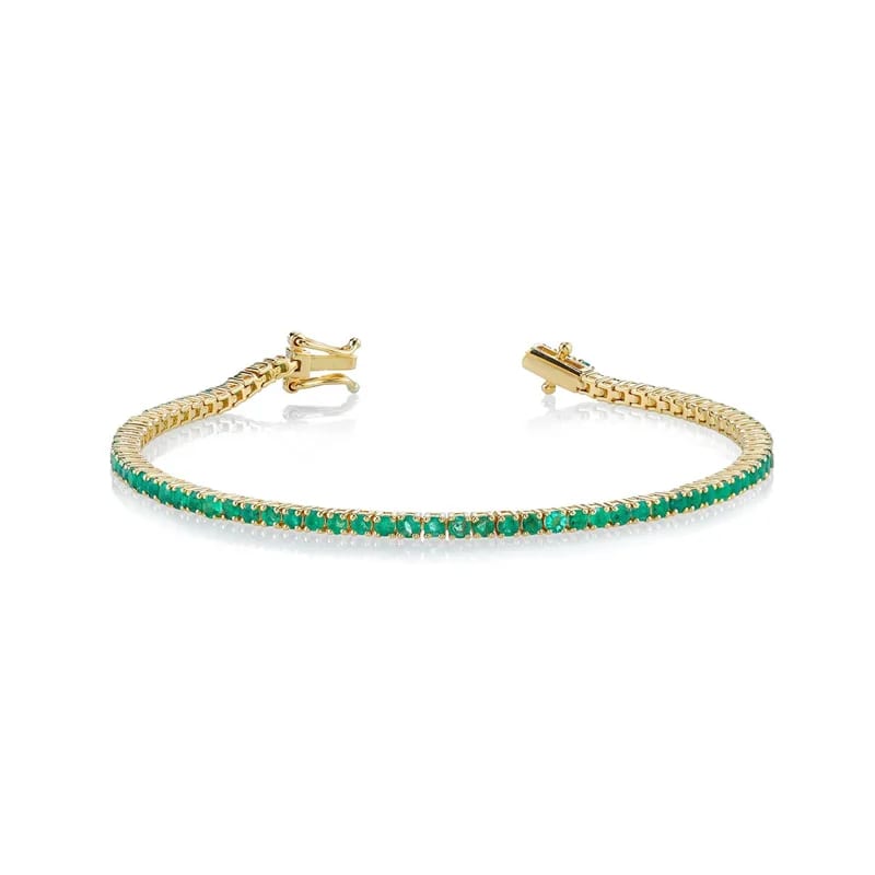 Fashion Luxury Classic Cubic Zirconia Cz Tennis Chain Bracelet Shiny Crystal Tennis Bracelet Jewelry Bracelet