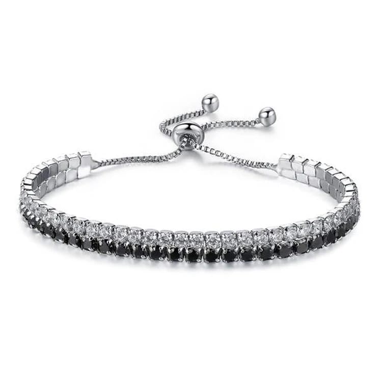 Fashion European And American Jewelry Accessories,Adjustable Box Chain Zircon Bracelet Bracelet