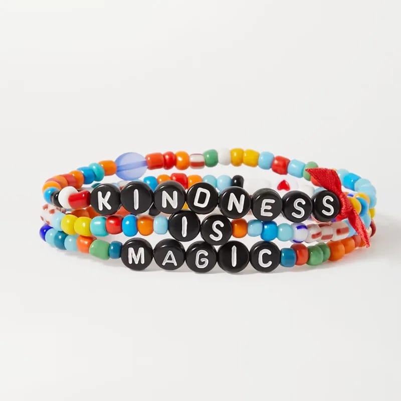 Custom Bohemian Rainbow Bracelet Sets Handmade Custom Letter Bracelets Colorful Beads Bracelets Sets Bracelet