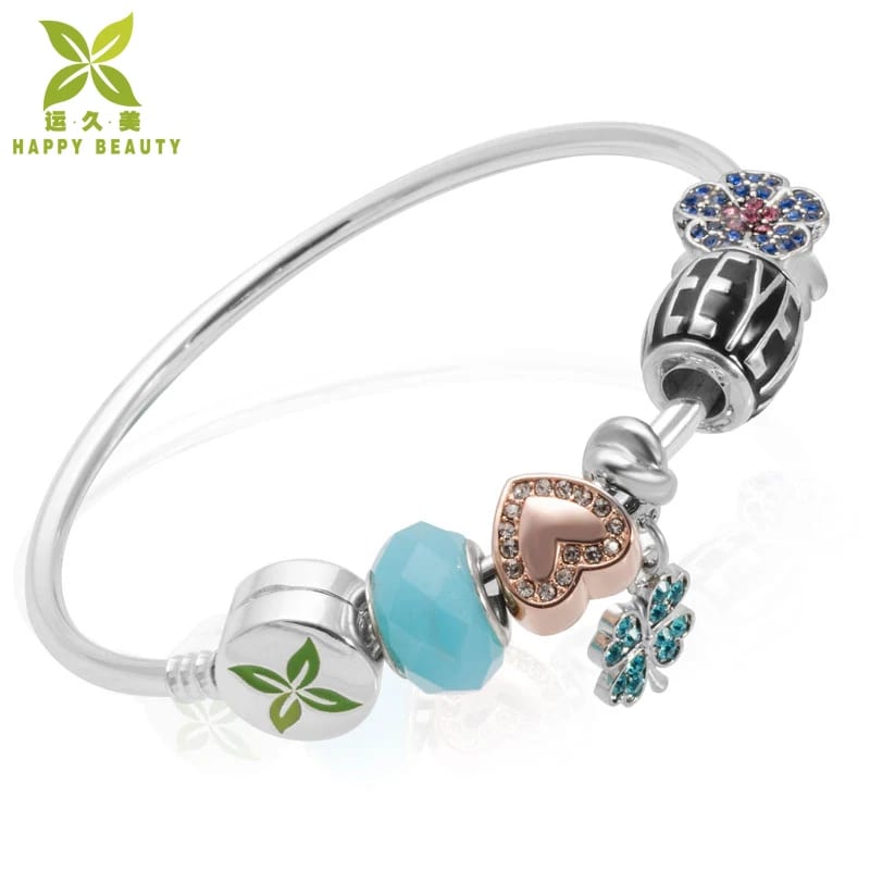 Dongguan SXS JEWELRY Adjustable Braided Bead Bangle Custom Charm Bracelet Jewelry Bracelet