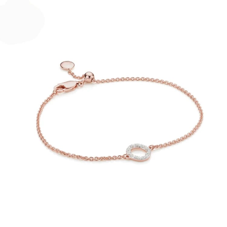 18k Rose Gold Bracelet Women,Zirconia Accessories Women Bracelet Bracelet