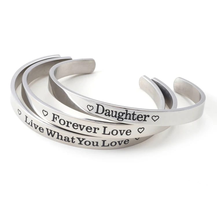 China Supplier Stainless Steel Cuff Bracelet Wholesale Jewelry Women Bracelet