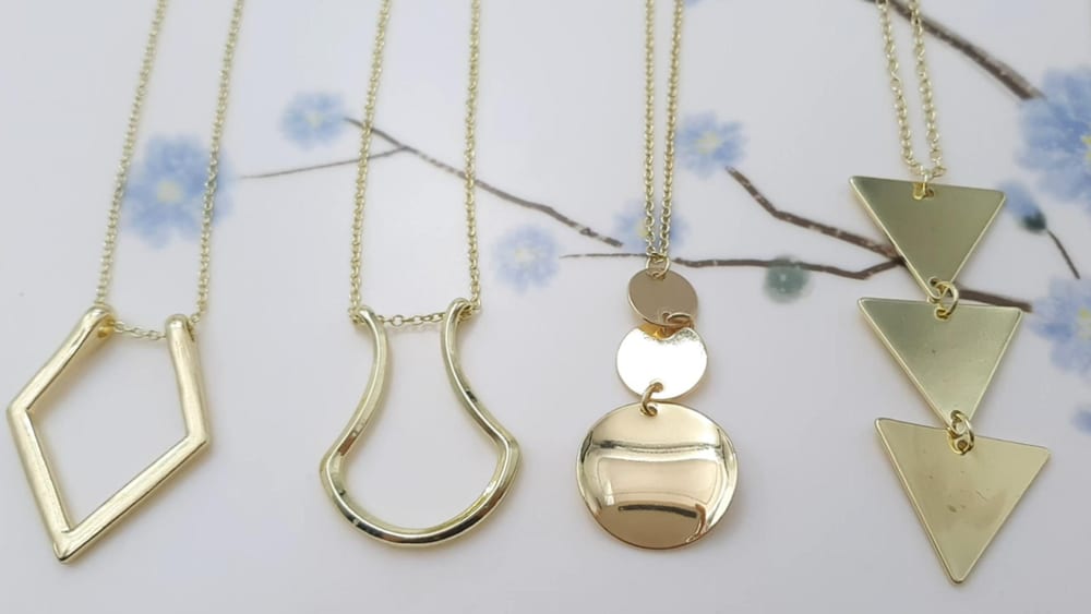 Quality 14K Personality Geometric Pendant Necklace for Women Manufacturer
