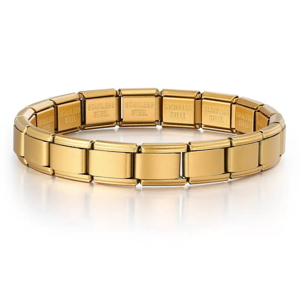 Italian 18 links detachable modular bracelet